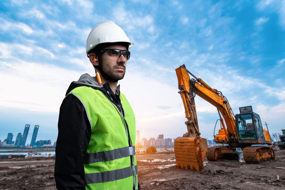 The Impact In-Ear Pro, in use above, has a noise reduction rating of 29 decibels. Photo courtesy of Honeywell.